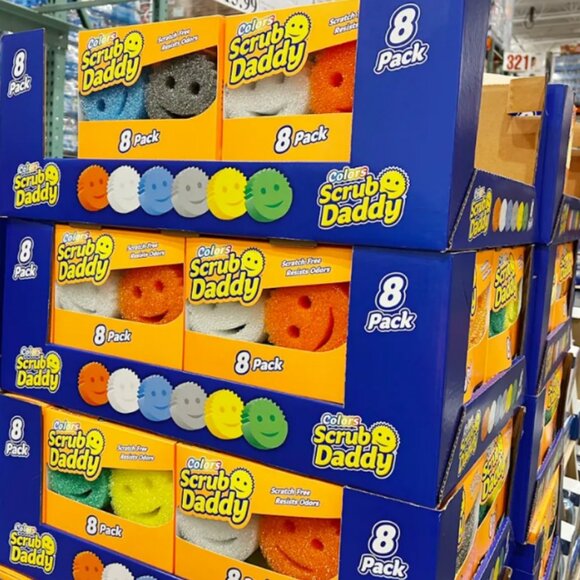 Scrub Daddy Color Sponge - 8pcs Pack - Picture 1 of 1